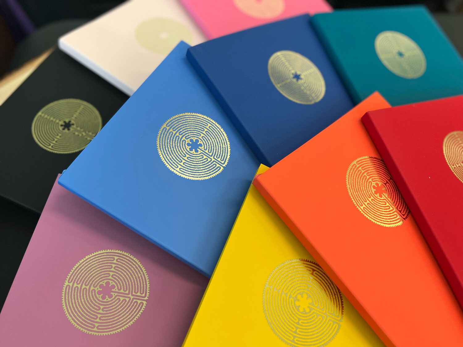 Journal: Gold Foil Labyrinth (Multiple Colors Available)