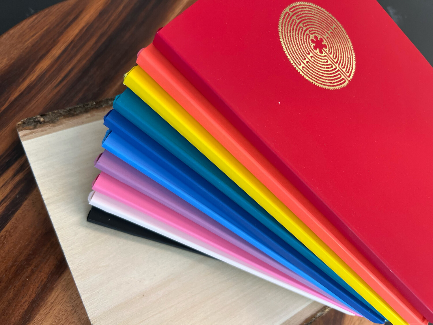 Journal: Gold Foil Labyrinth (Multiple Colors Available)