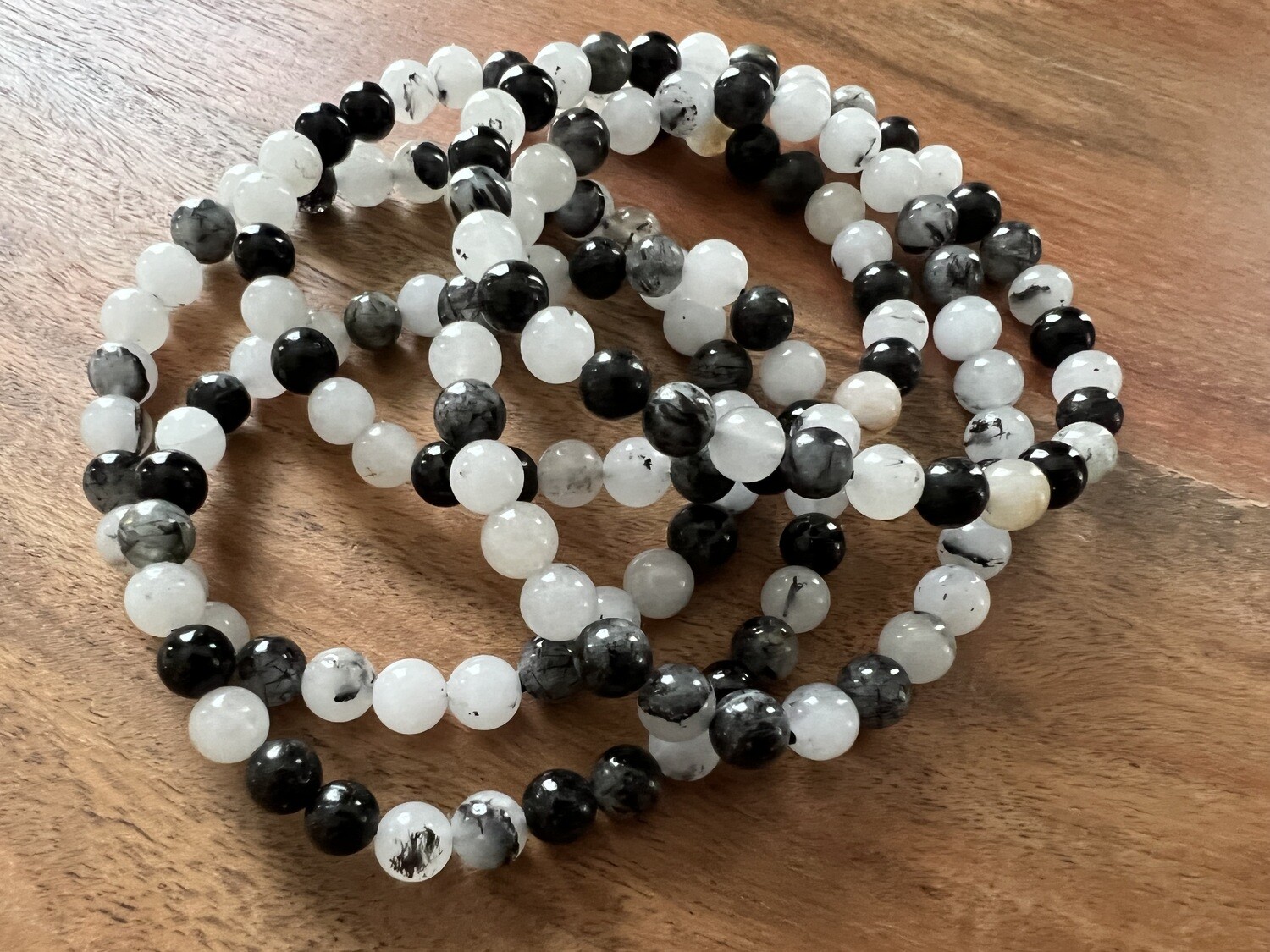 Stone Bracelet - Tourmalated Quartz