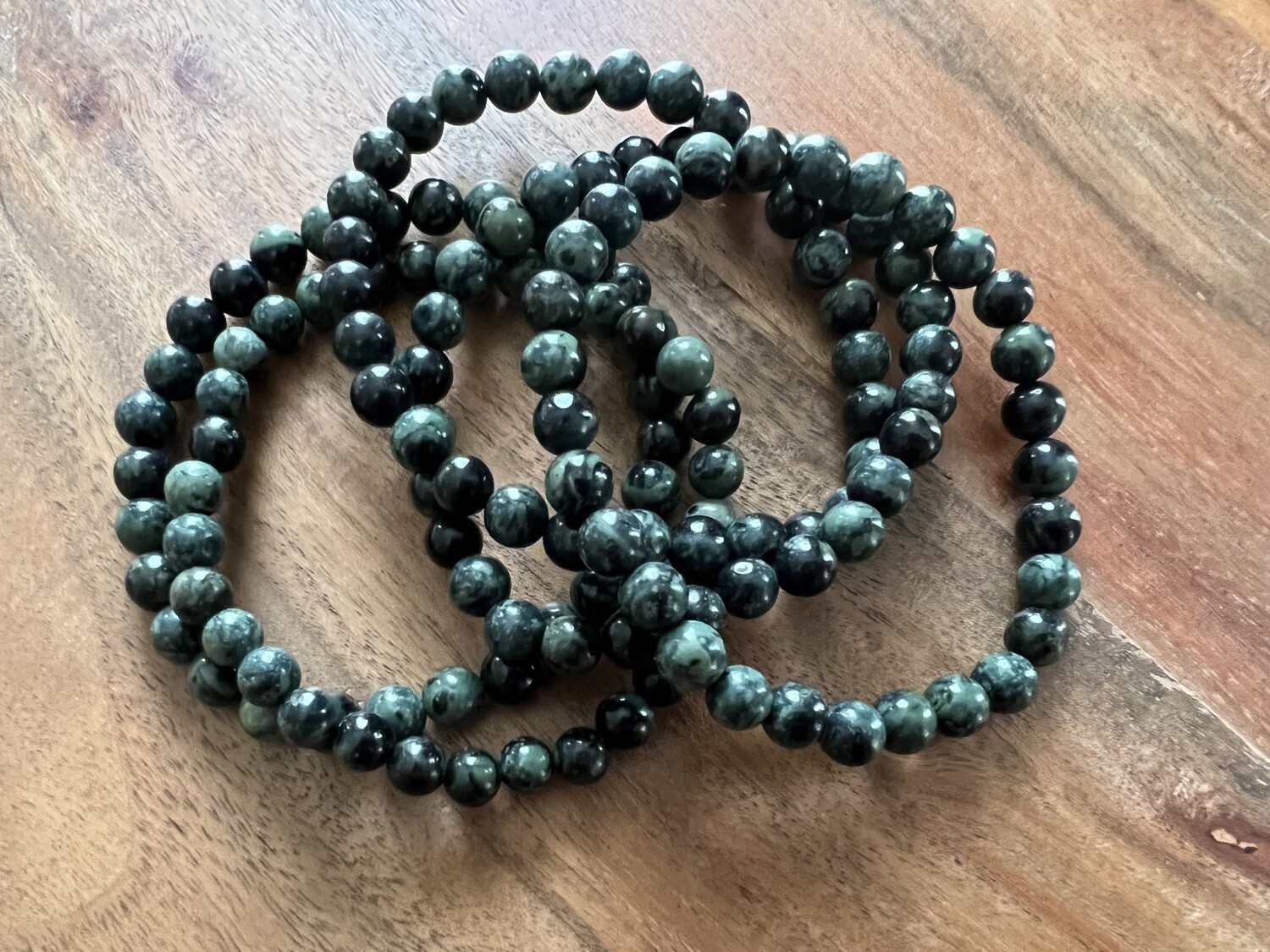 Stone Bracelet - Kambaba Jasper