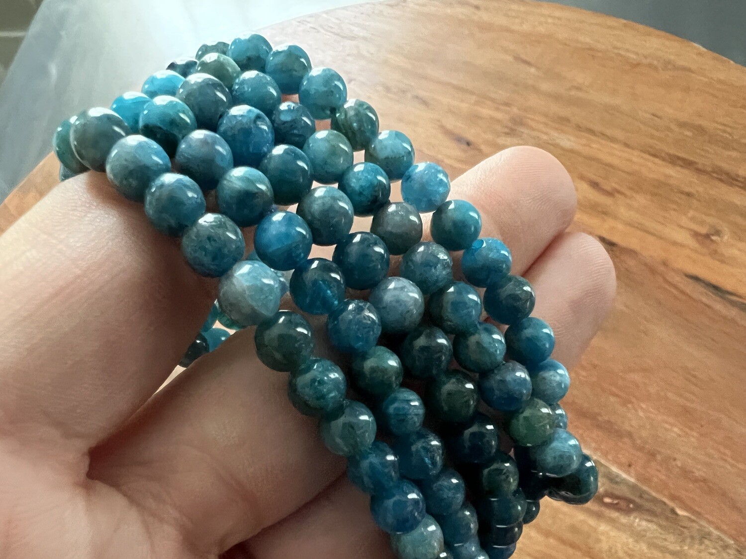 Stone Bracelet - Blue Apatite
