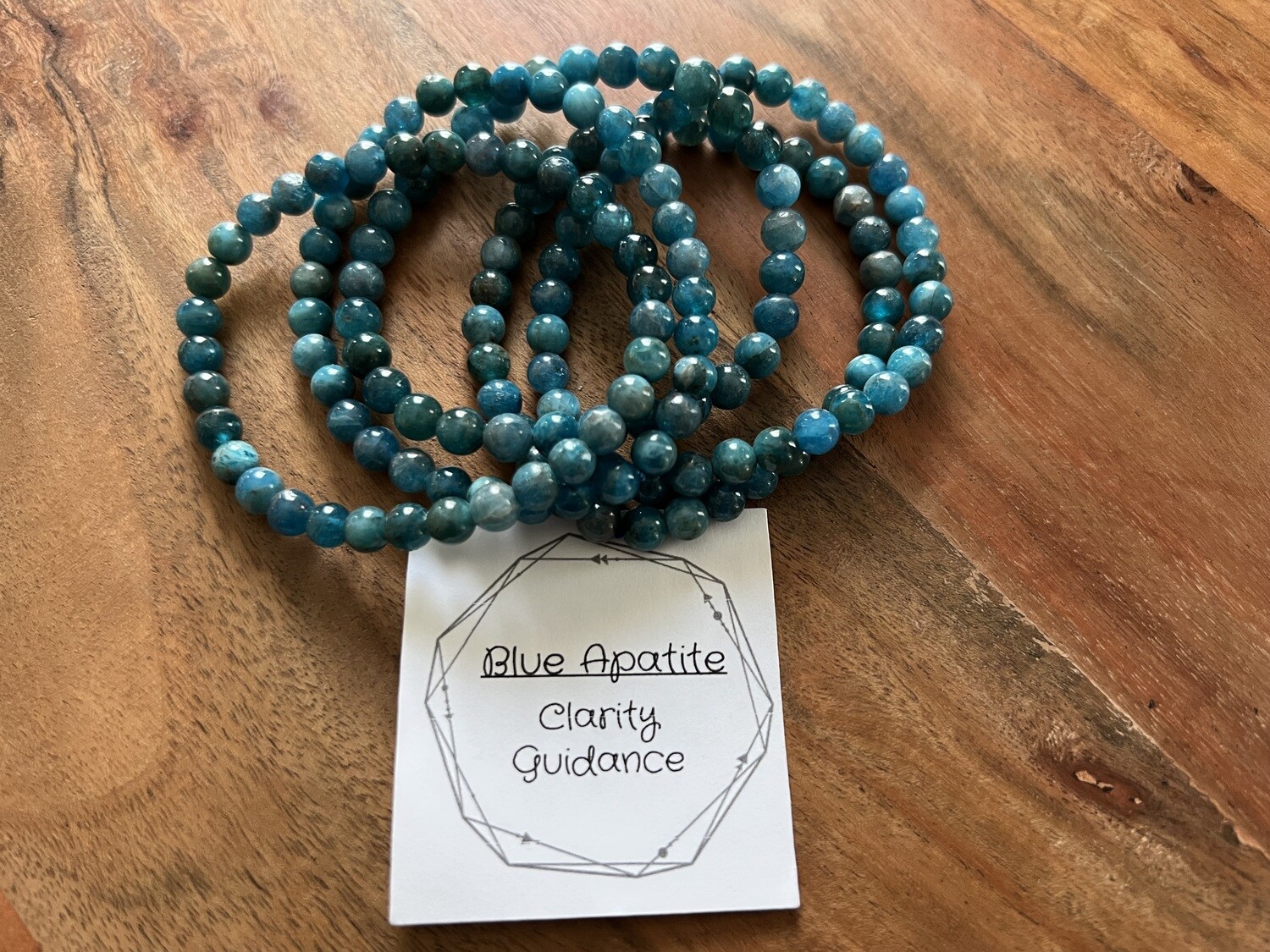 Stone Bracelet - Blue Apatite