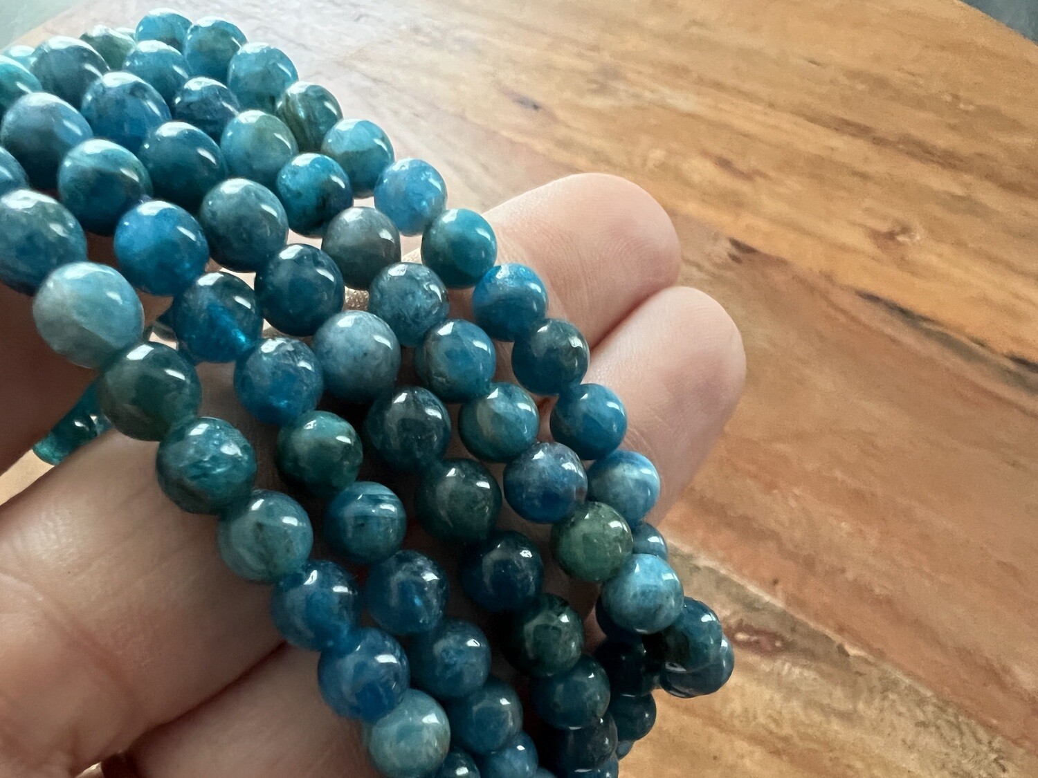 Stone Bracelet - Blue Apatite