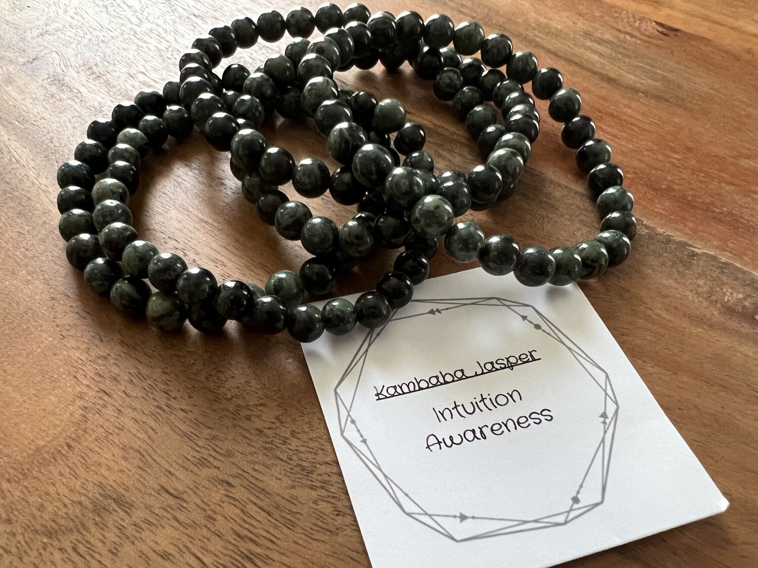 Stone Bracelet - Kambaba Jasper