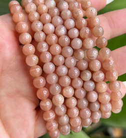 Stone Bracelet - Peach Moonstone
