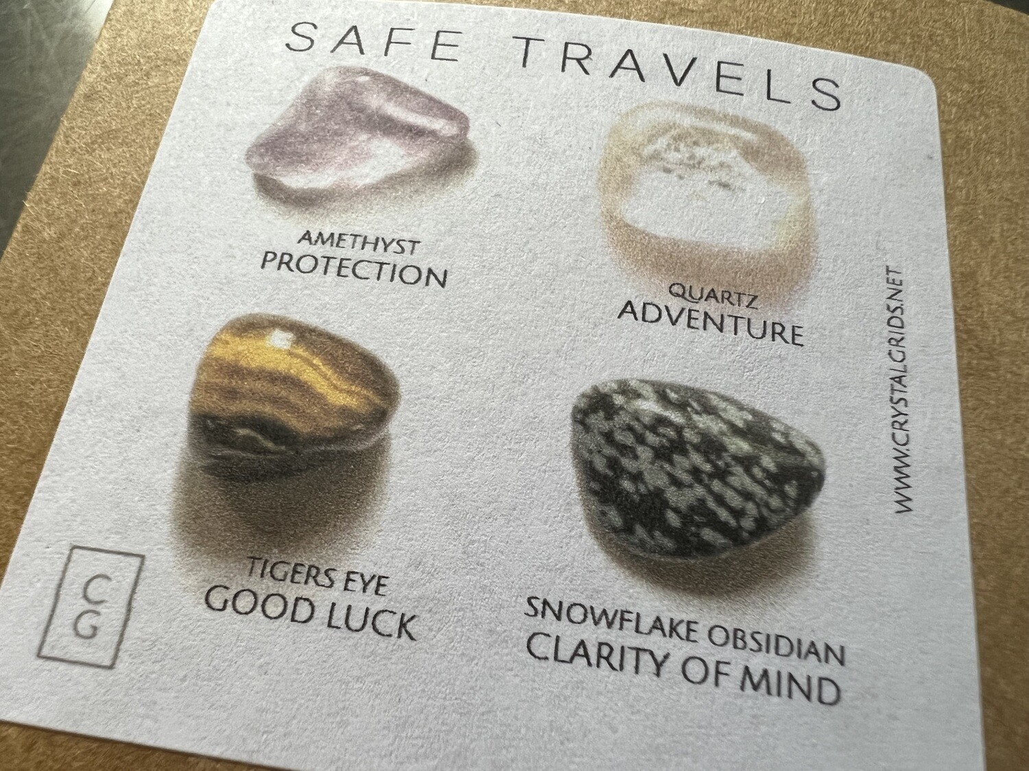 Crystal Set - (Safe Travels| 4 stones)