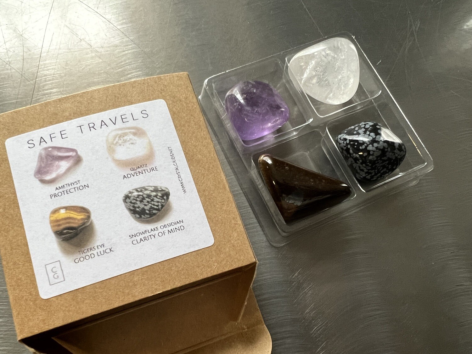 Crystal Set - (Safe Travels| 4 stones)