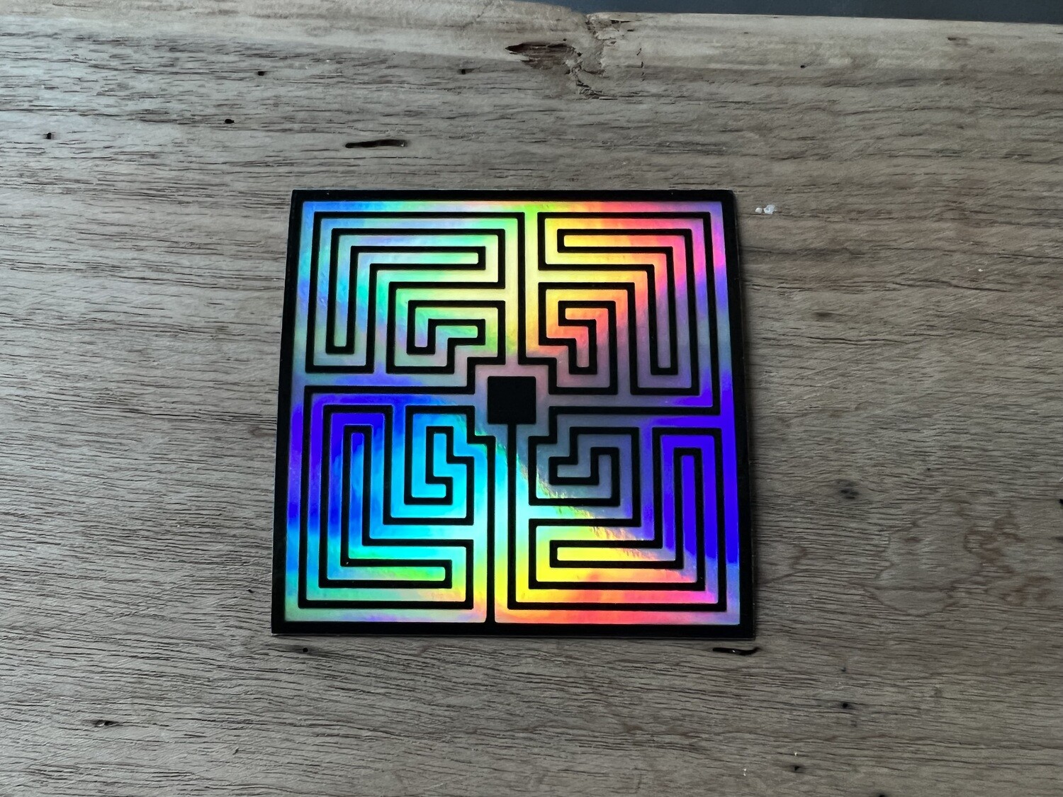 Sticker - Square Labyrinth (Holographic)