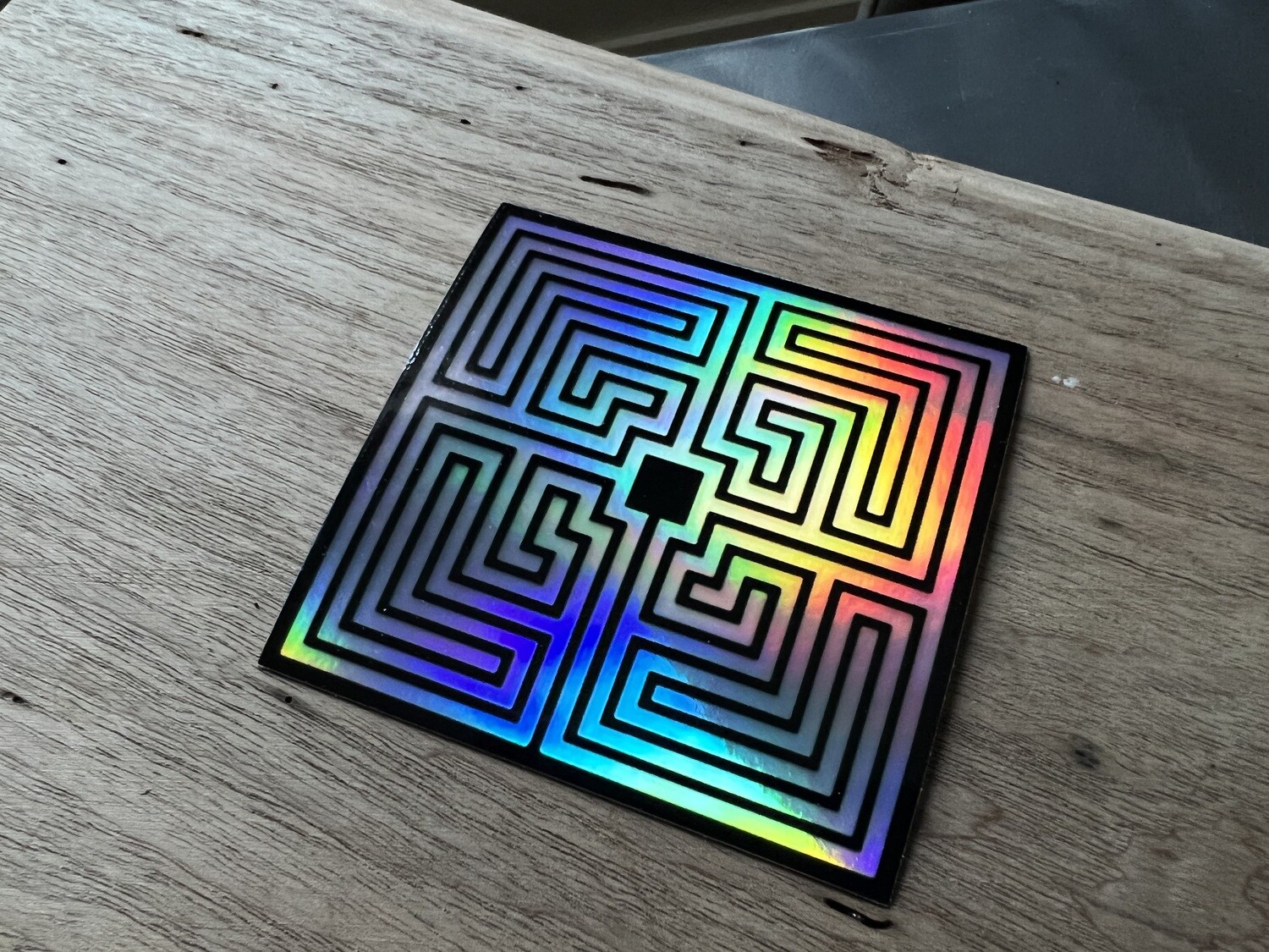 Sticker - Square Labyrinth (Holographic)