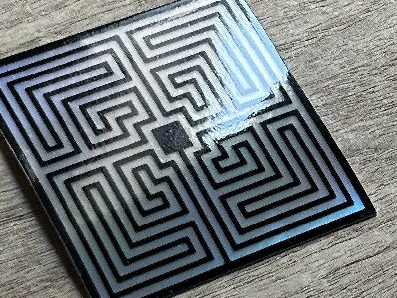 Sticker - Square Labyrinth (Holographic)