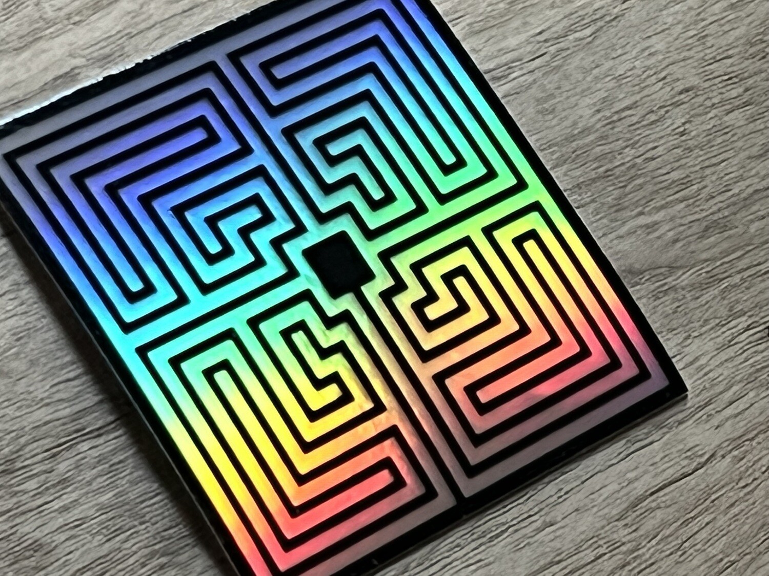 Sticker - Square Labyrinth (Holographic)