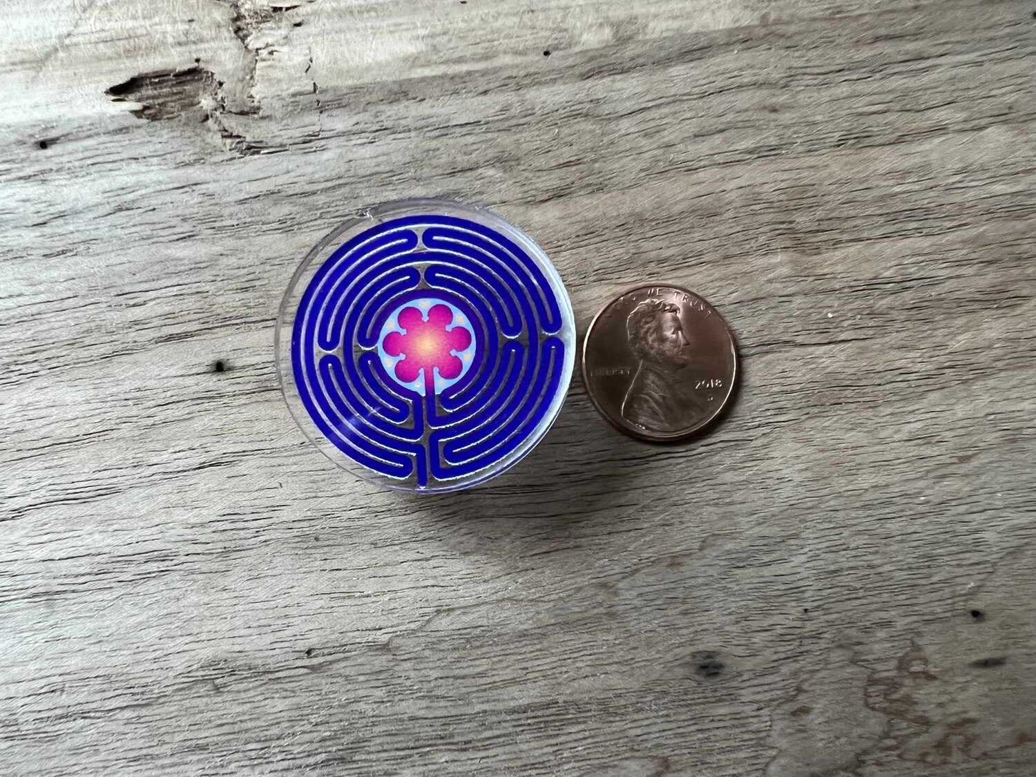 Chartres Essence  Acrylic Pin