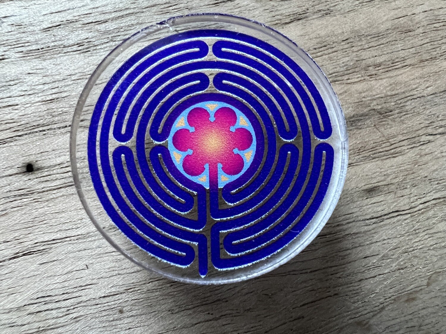Chartres Essence  Acrylic Pin