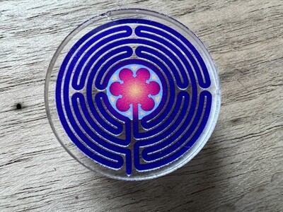 Chartres Essence  Acrylic Pin