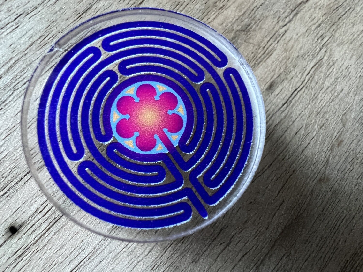 Chartres Essence  Acrylic Pin