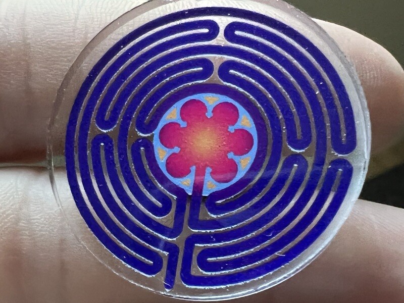 Chartres Essence  Acrylic Pin