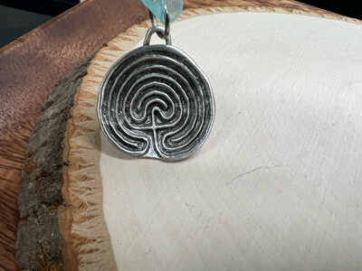 *Holiday Pewter Ornament - Classical Labyrinth