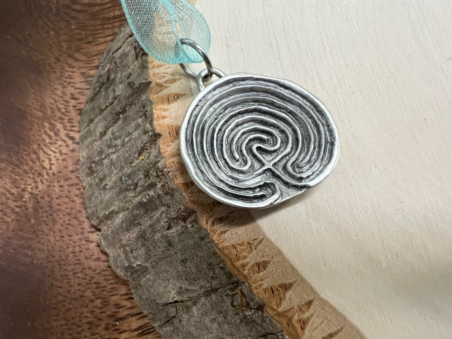 *Holiday Pewter Ornament - Classical Labyrinth