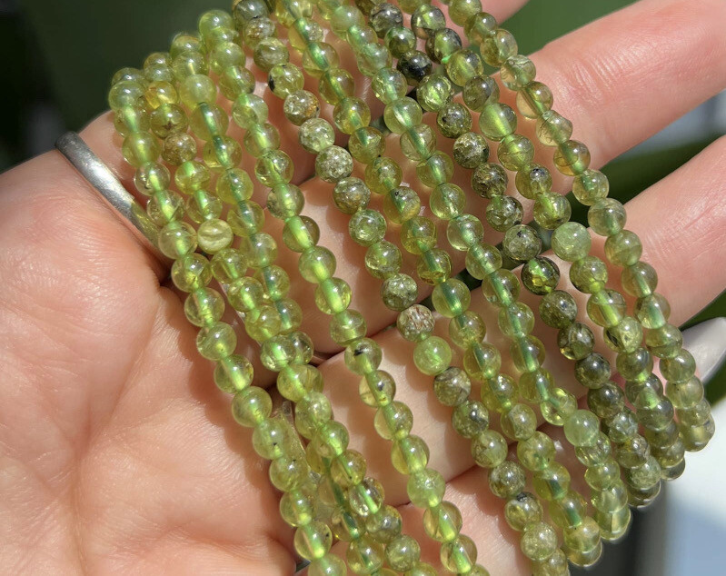 Stone Bracelet - Peridot | 4mm