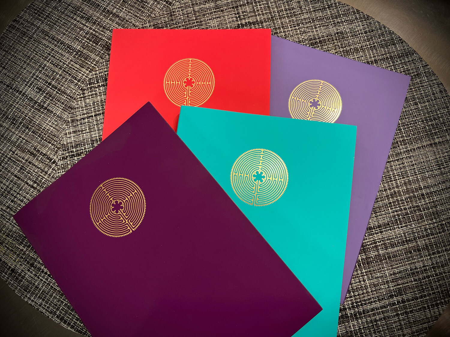 Journal: Gold Foil Labyrinth (Multiple Colors Available)