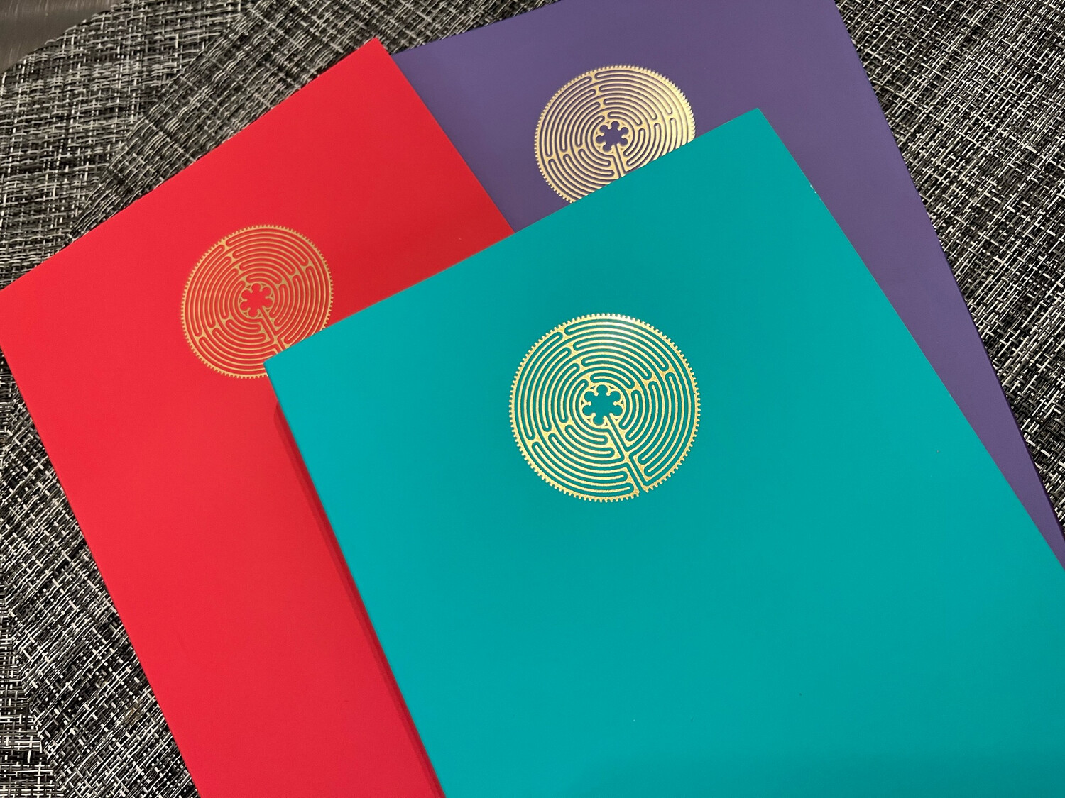 Journal: Gold Foil Labyrinth (Multiple Colors Available)