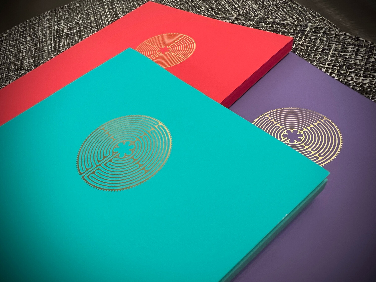 Journal: Gold Foil Labyrinth (Multiple Colors Available)