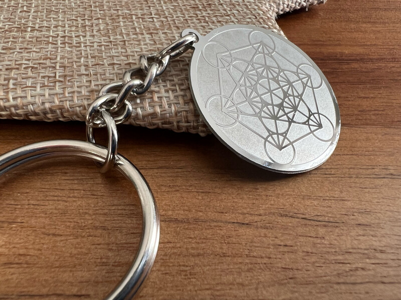 Keychain: Stainless Steel Metatron