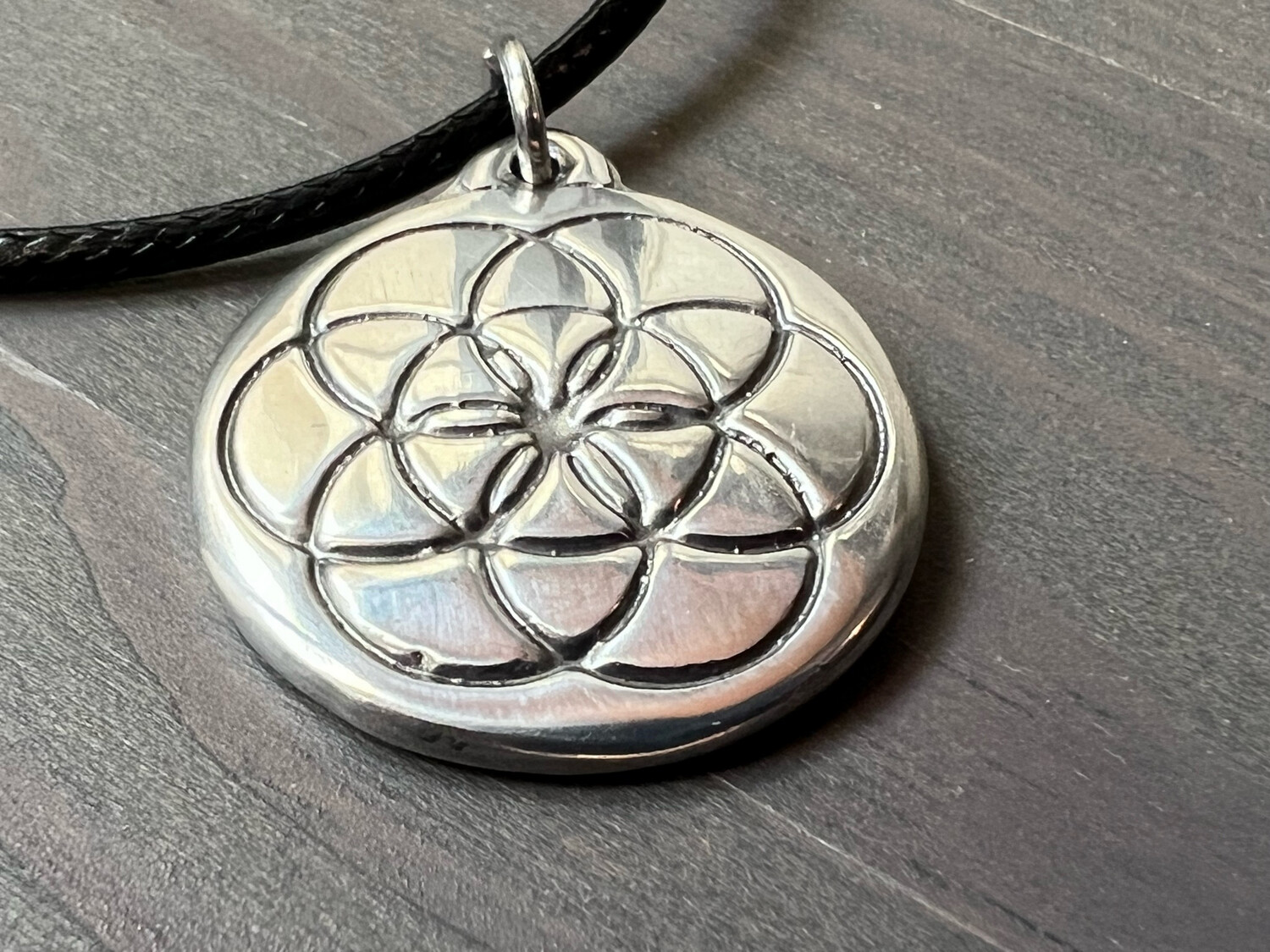 Necklace: Hand Poured Pewter Genesis