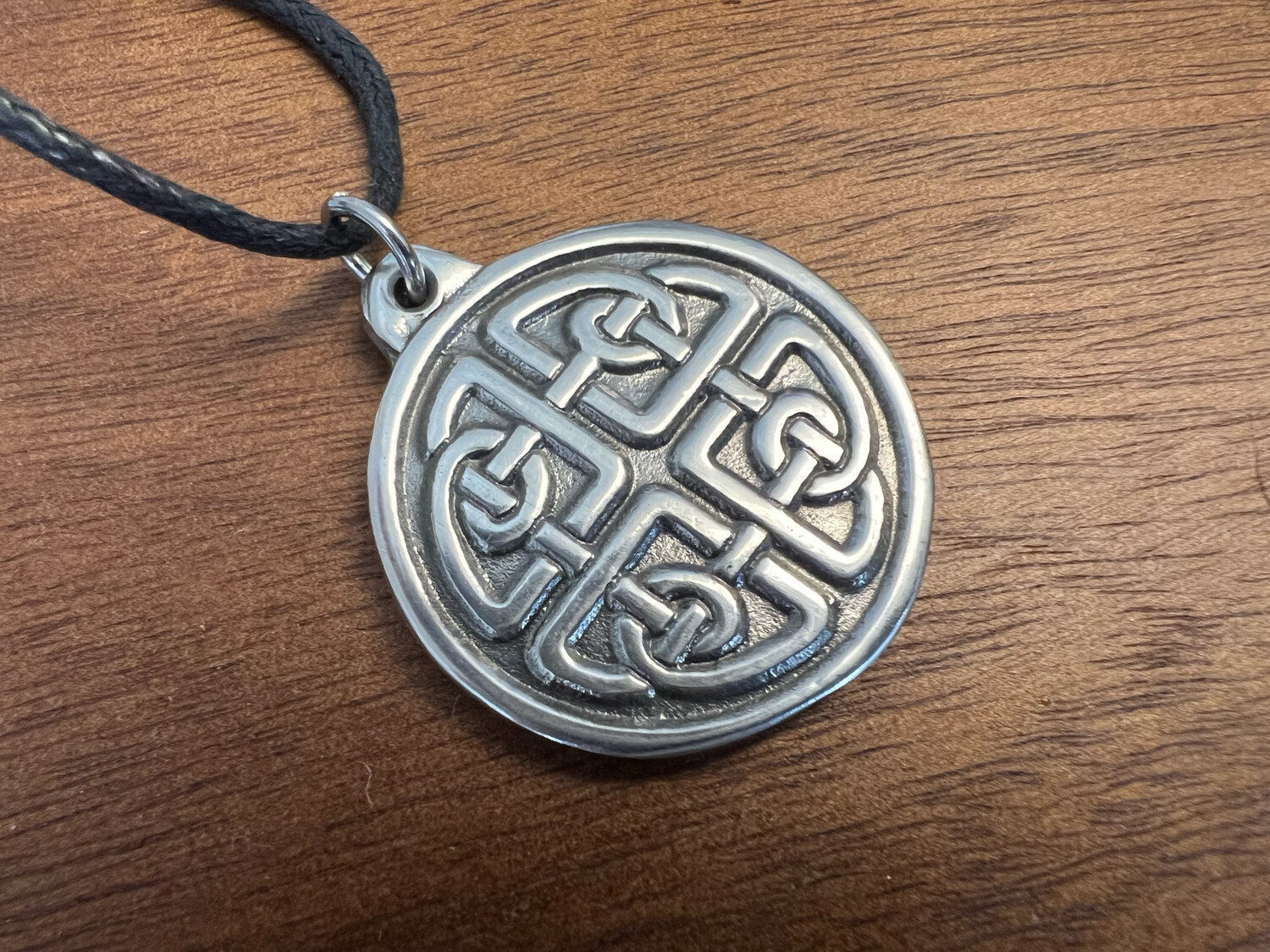 Necklace: Hand Poured Pewter Celtic Harmony Knot