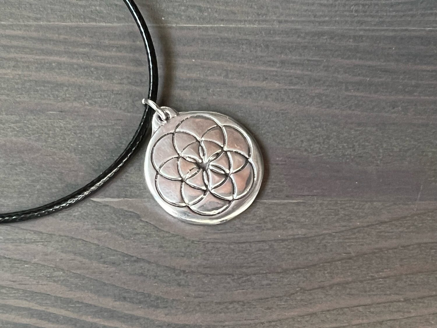 Necklace: Hand Poured Pewter Genesis