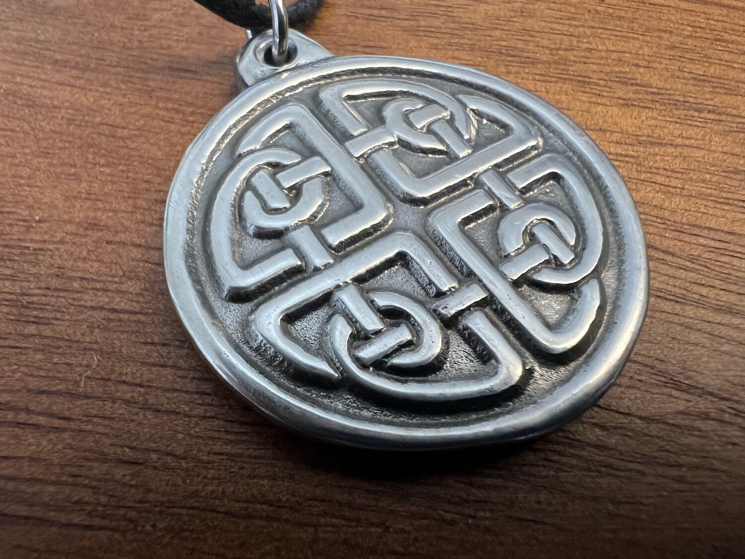 Necklace: Hand Poured Pewter Celtic Harmony Knot