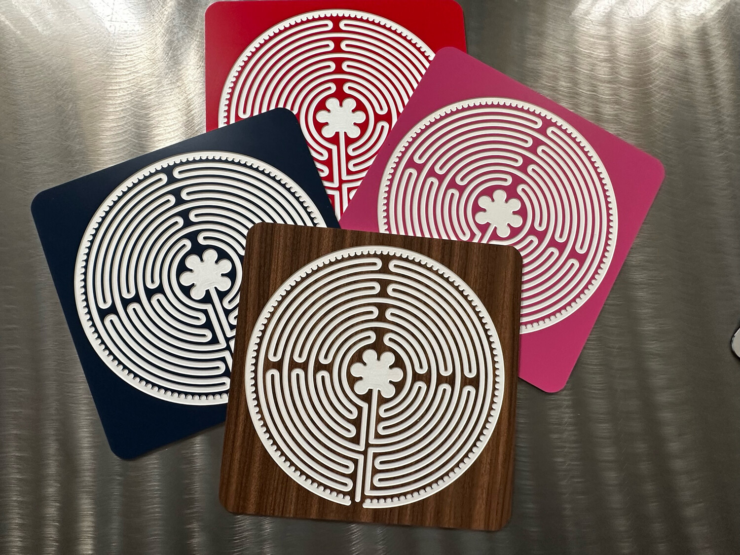 Acrylic Chartres Labyrinth (multiple colors) | 8-inch