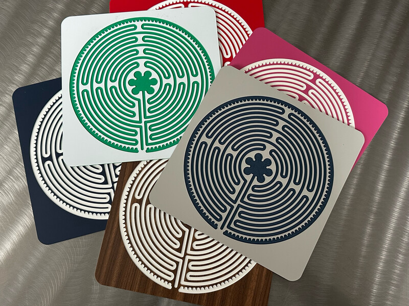 Acrylic Chartres Labyrinth (multiple colors) | 8-inch