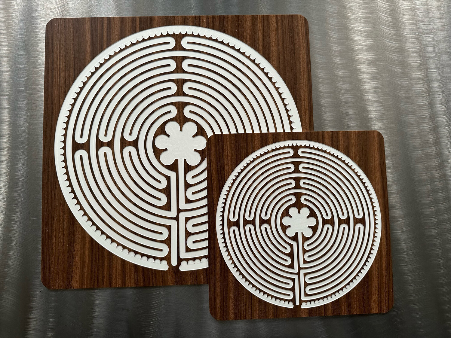 Acrylic Chartres Labyrinth (multiple colors) | 8-inch
