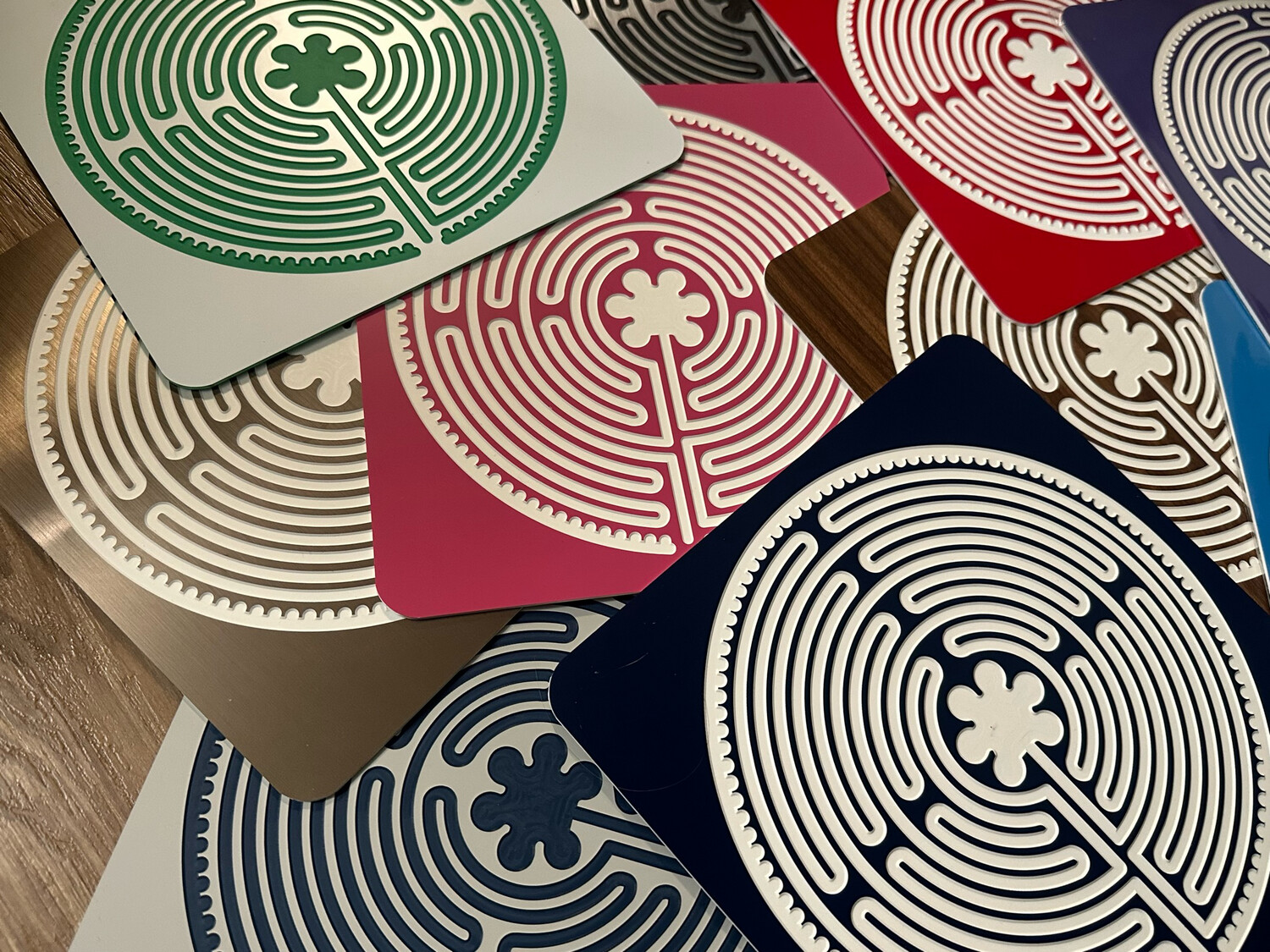 Acrylic Chartres Labyrinth (multiple colors) | 8-inch