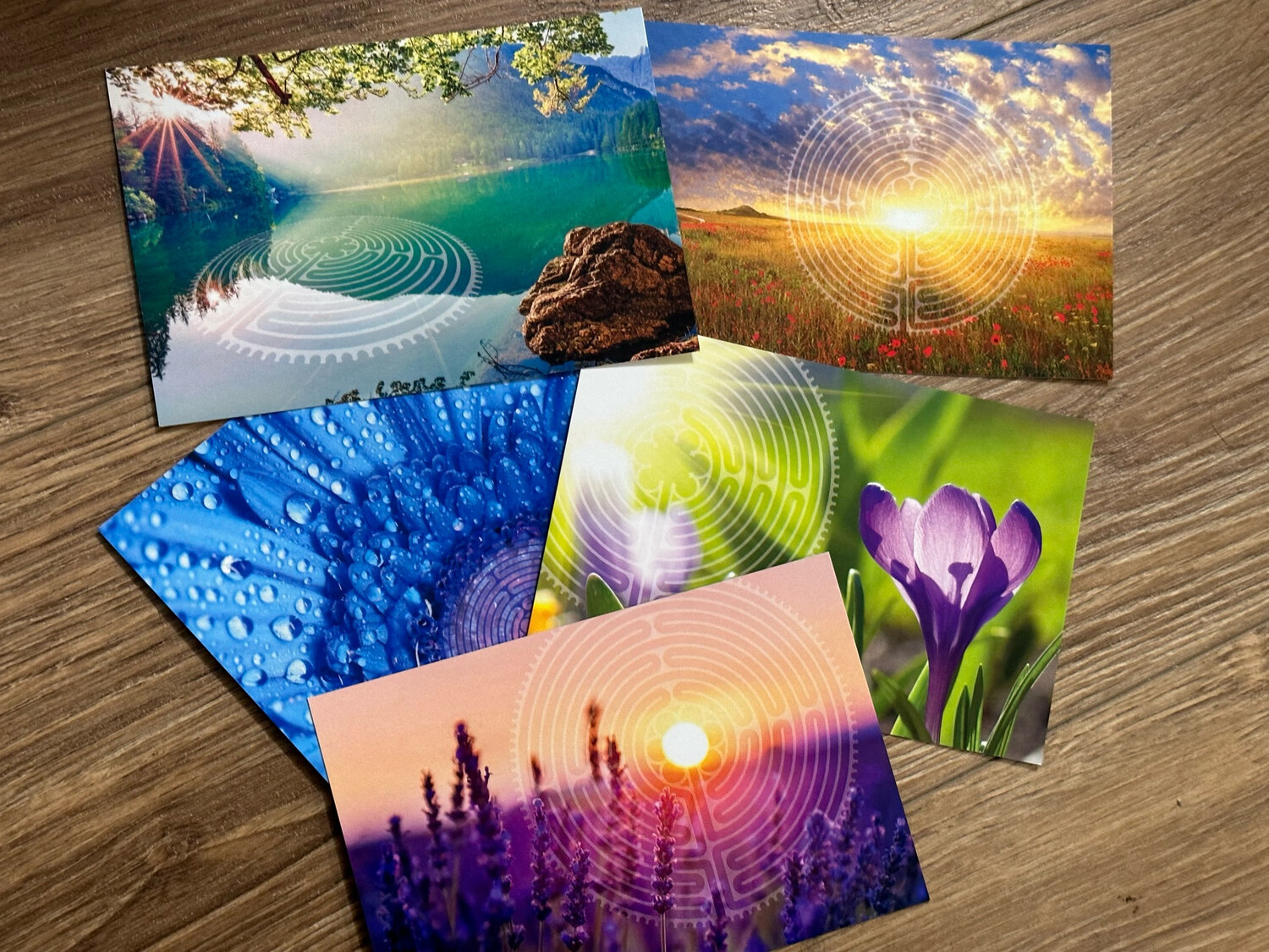 Labyrinths &amp; Nature | Postcards