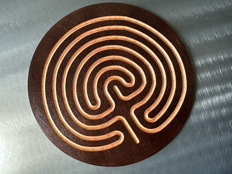 Classical Labyrinth (Cherry Wood | Stain) | 7-inch