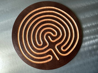 Classical Labyrinth (Cherry Wood | Stain) | 7-inch