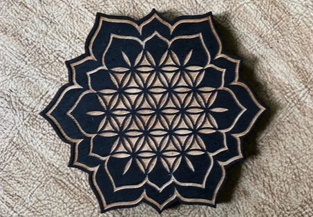 Flower of Life Lotus Magnet