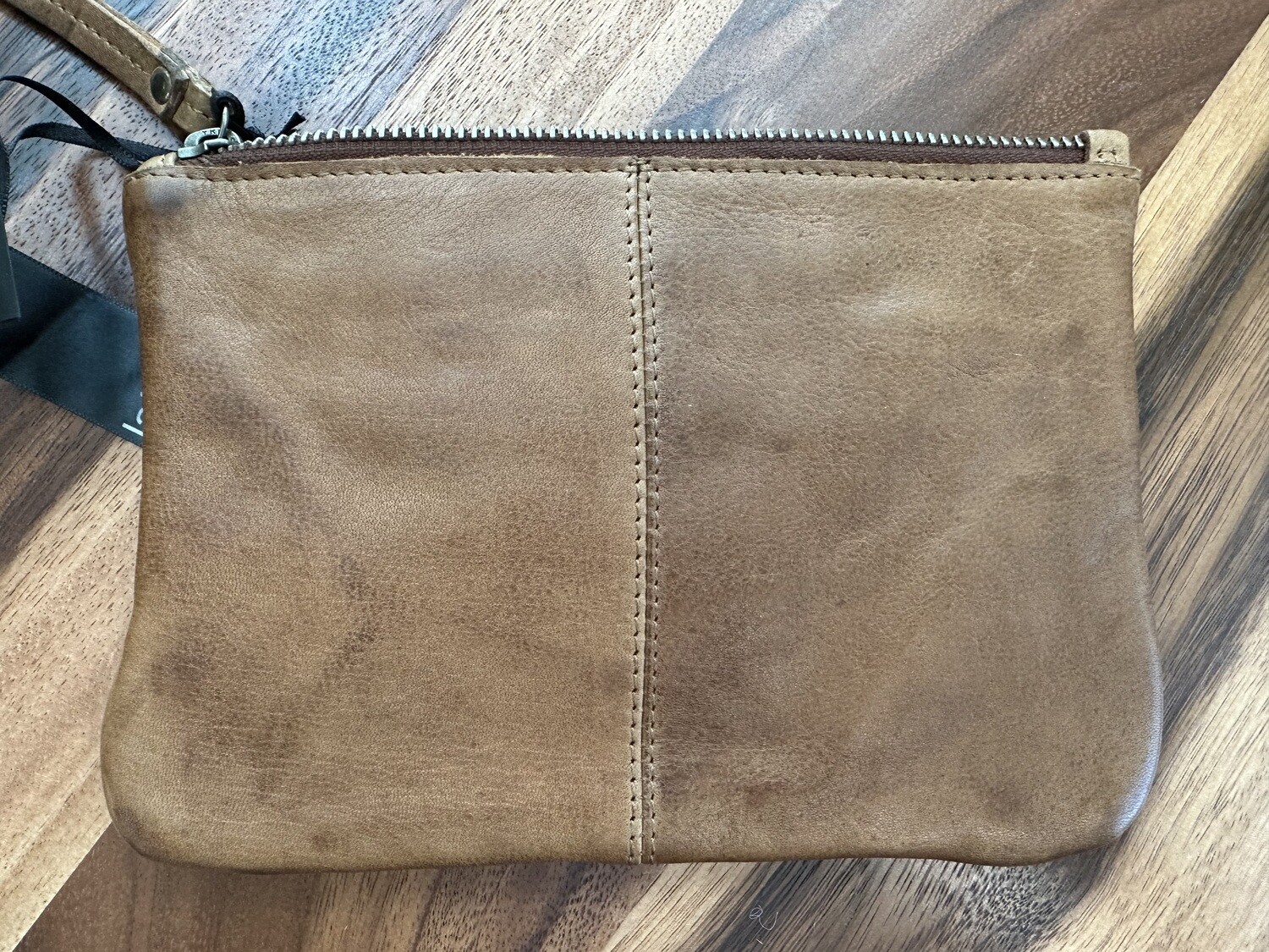Latico Leathers | Amal Clutch &amp; Wristlet | COGNAC