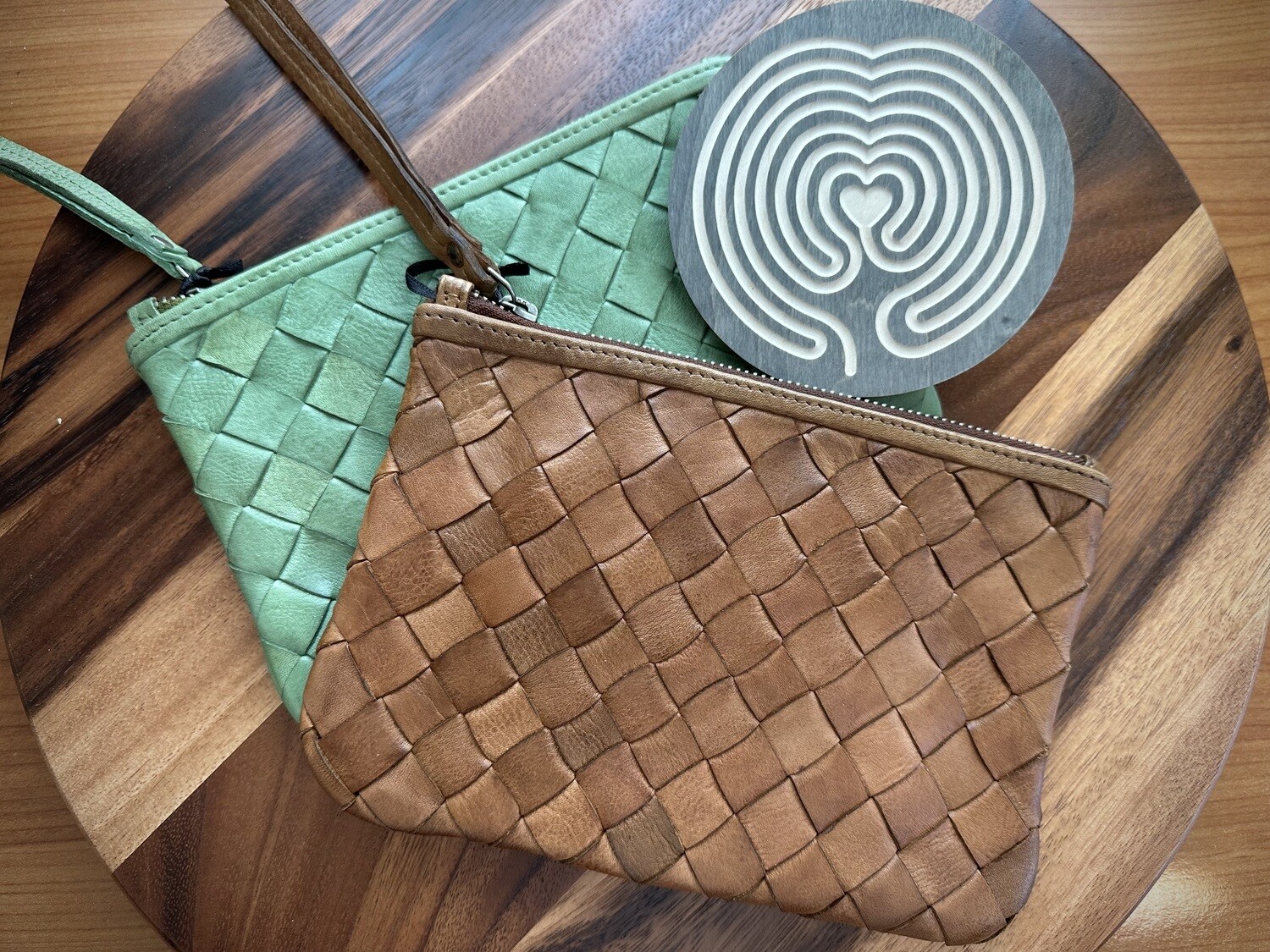 Latico Leathers | Amal Clutch &amp; Wristlet | COGNAC