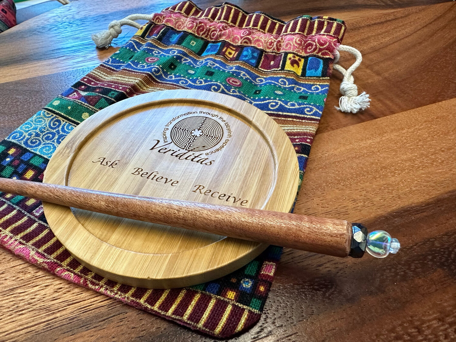 Pocket Handheld Labyrinth (BAMBOO) | 4-inch