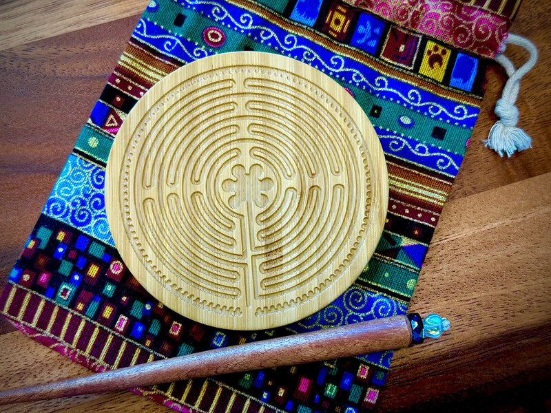 Pocket Handheld Labyrinth (BAMBOO) | 4-inch
