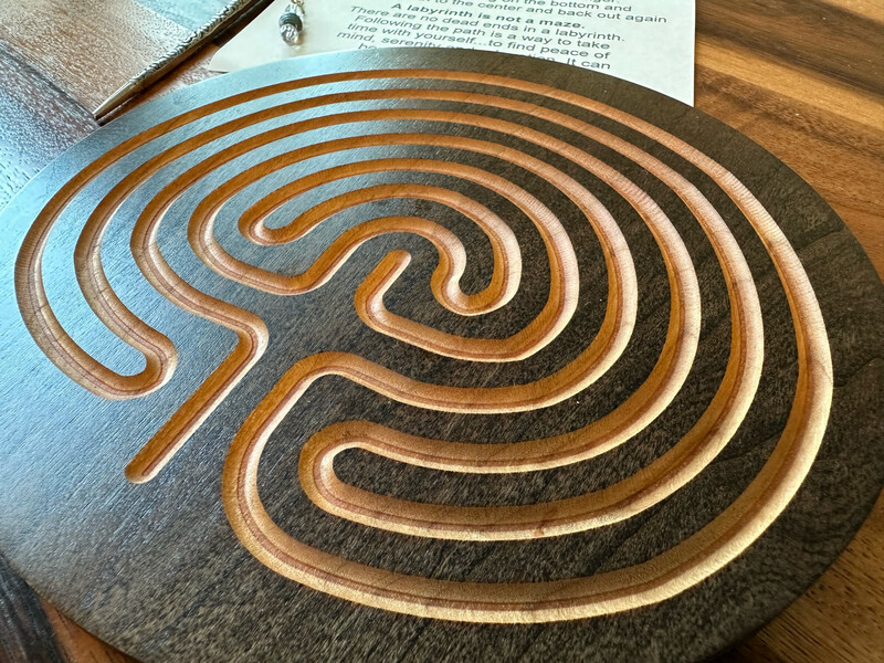 Classical Labyrinth (Cherry Wood | Stain) | 7-inch