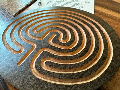 Classical Labyrinth (Cherry Wood | Stain) | 7-inch