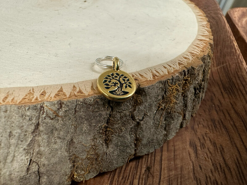 Keychain Mini Embellishment: Tree of Life (Antique Golden)