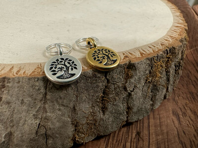 Keychain Mini Embellishment: Tree of Life (Antique Silver)