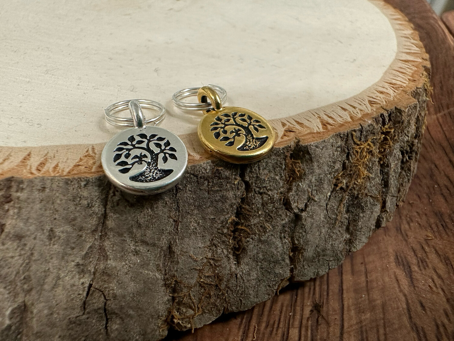 Keychain Mini Embellishment: Tree of Life (Antique Silver)