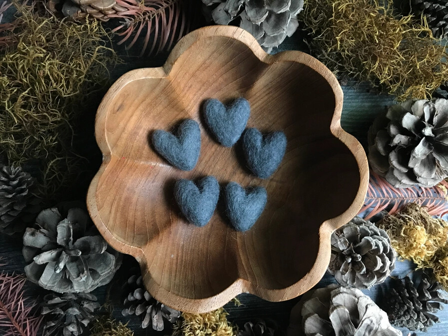 Feel the Love | Felted Wool Heart