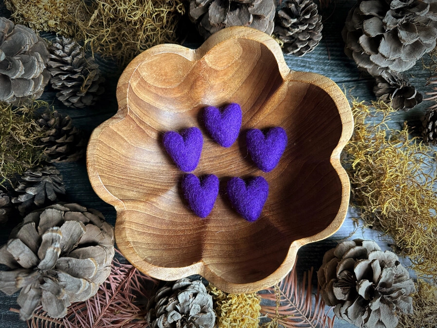 Feel the Love | Felted Wool Heart